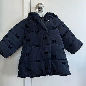 Navy blue Jacadi puffer coat size 18 months (81 cm)